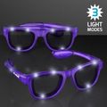 Purple Shades LED Party Sunglasses - 60 Day